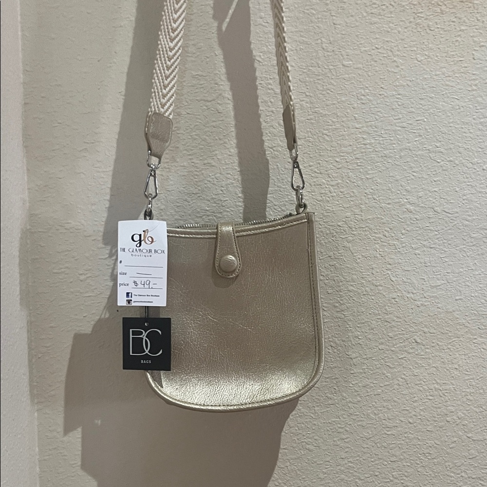 Gold Crossbody Bag